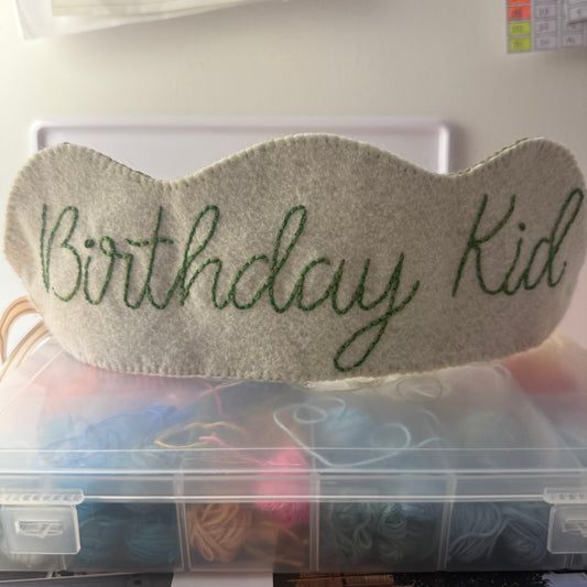 Birthday Kid Crown