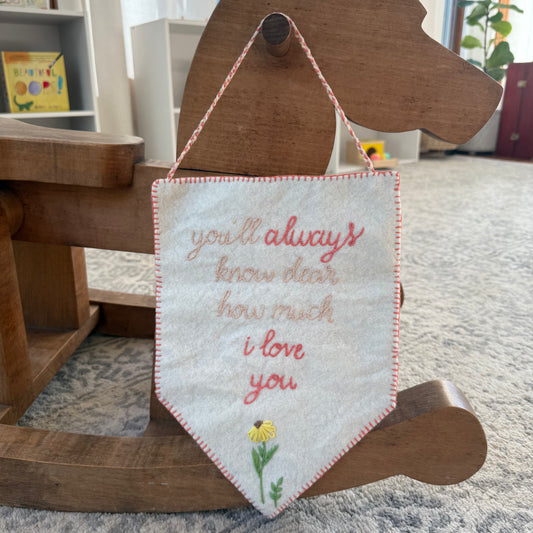 Banner: you'll always know dear how much i love you
